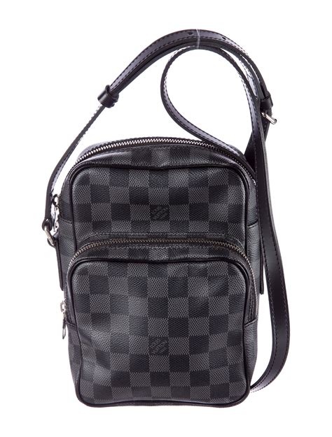 louis vuitton black small crossbody|louis vuitton checkered crossbody bag.